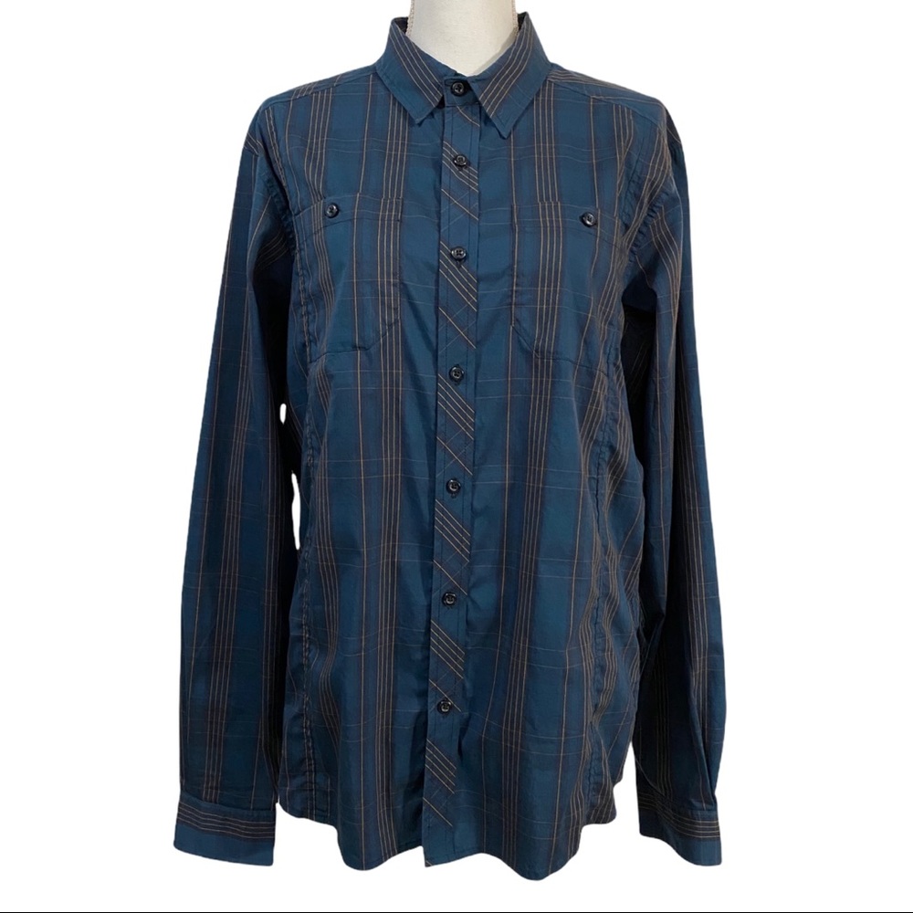Arc’teryx Long Sleeve Button Down Shirt Sz M Plaid Hiking